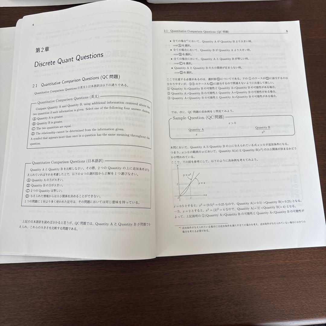 値下げしましたGRE 数学完全攻略 上下セット　Jmath