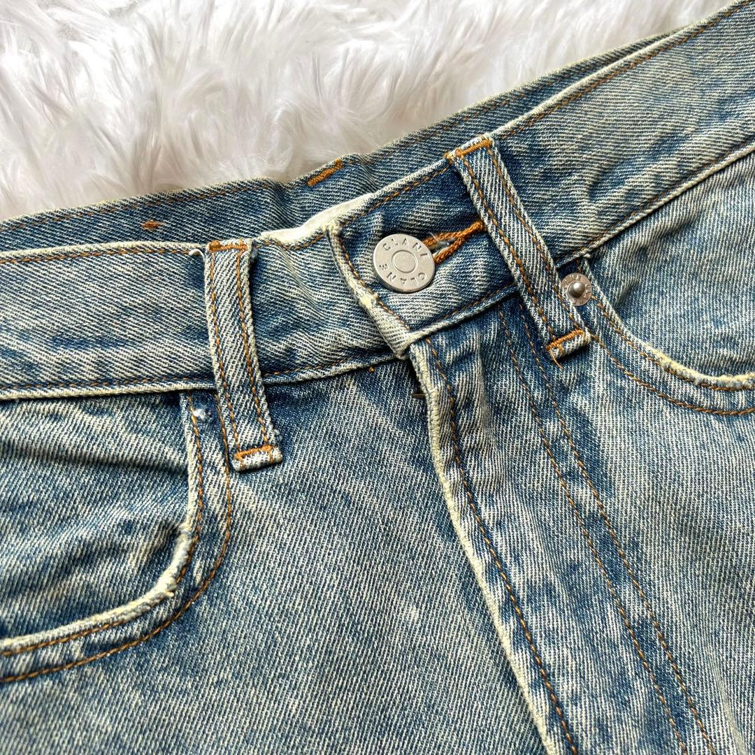 定価2.6万円✨️CLANE J/W WIDE DENIM PANTS ブルーXS