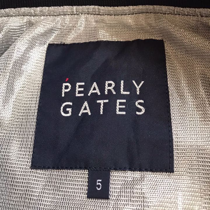 PEARLY GATES パーリーゲイツ　防風ブルゾン　黒　メンズ5