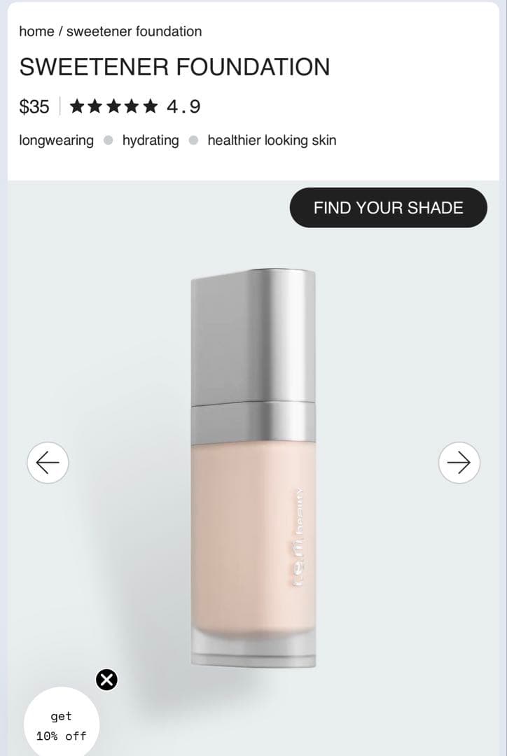 【新品】rem beauty ファンデーション　Fair2N