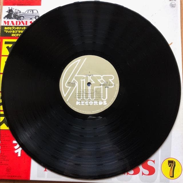 【LP】マッドネス『7』国内盤 帯付 ホンダ・シティCM曲収録 d959y96