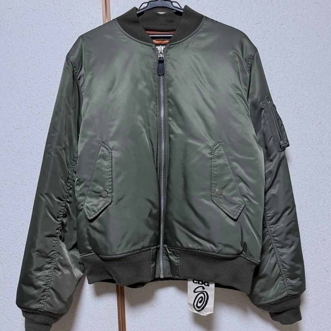 STUSSY 40周年記念 CDG x STUSSY MA-1 ジャケット
