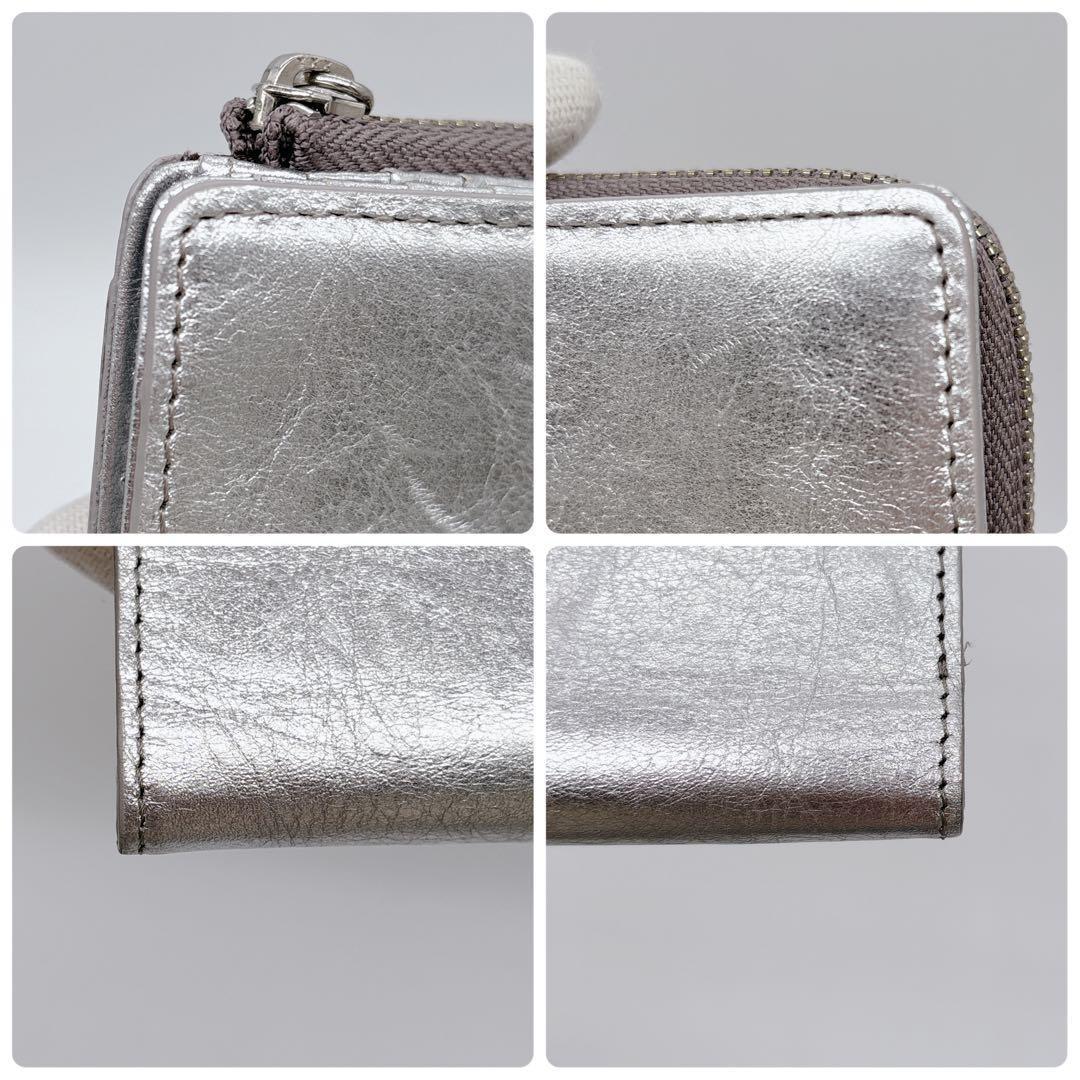 極美品✨️ラシット ミニモノグラムプレートハーフウォレット