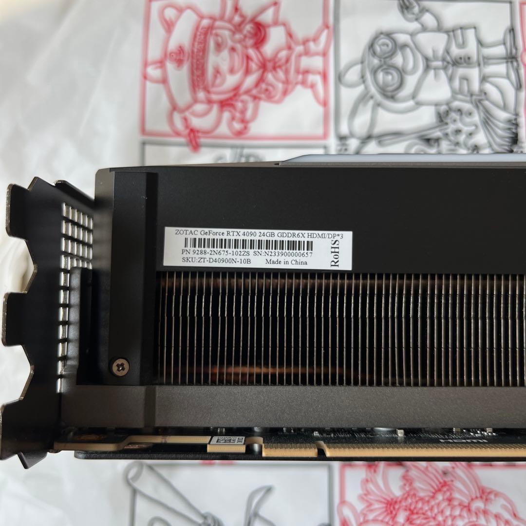 グラフィックボード・グラボ・ビデオカード ZOTAC GeForce RTX 4090 24GB GDDR6X