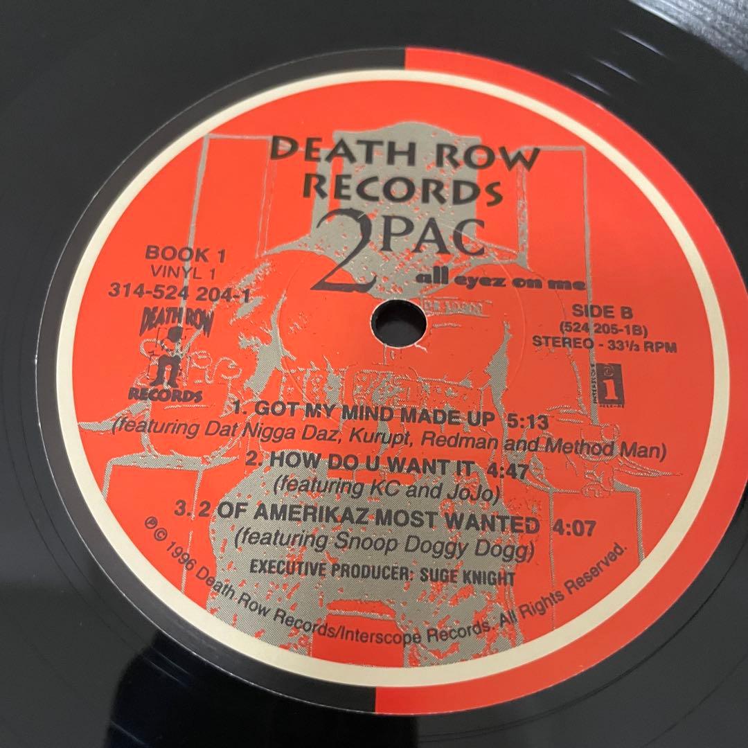 2 PAC \"All Eyes On Me\" オリジナル4LP