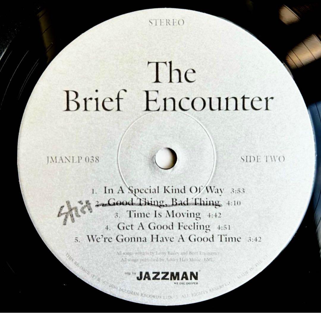 The Brief Encounterレアグルーヴ傑作UK再発レア入手困難廃盤