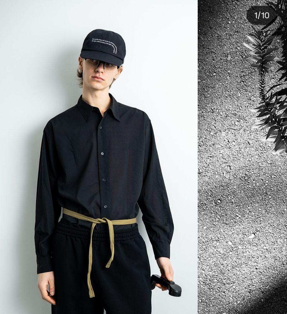 COMESANDGOES COMES CAP ブラック×ホワイト