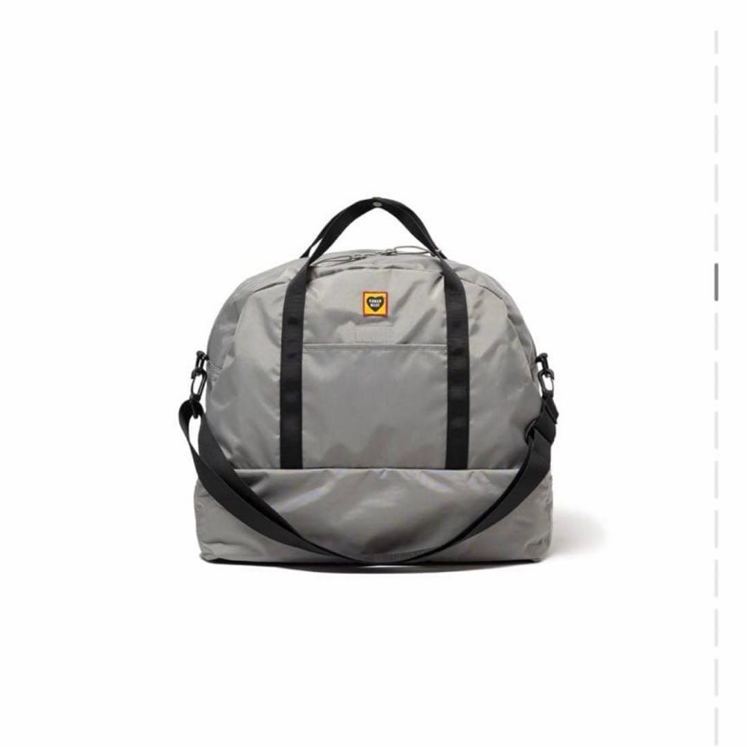 未使用級 HUMAN MADE グレー ボストンバッグ