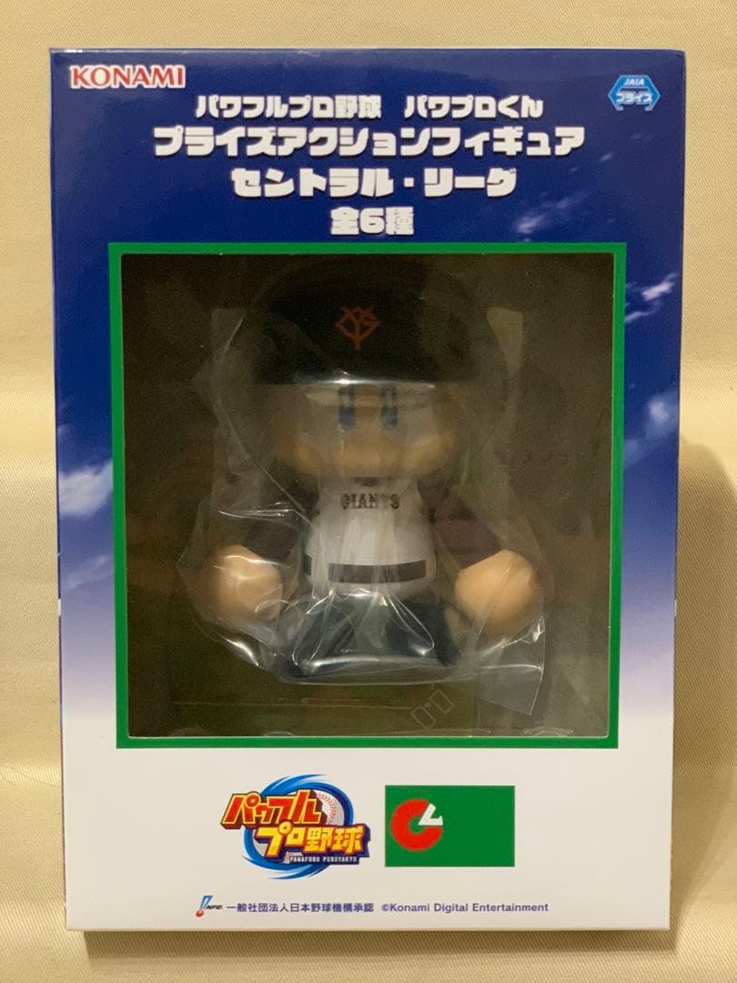 KONAMI パワプロくん アクションフィギュア セントラル・リーグ 全6球団