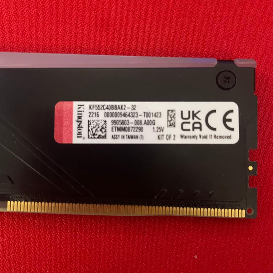 t*u様 Kingston FURY BEAST DDR5 16GB 1枚 メモ