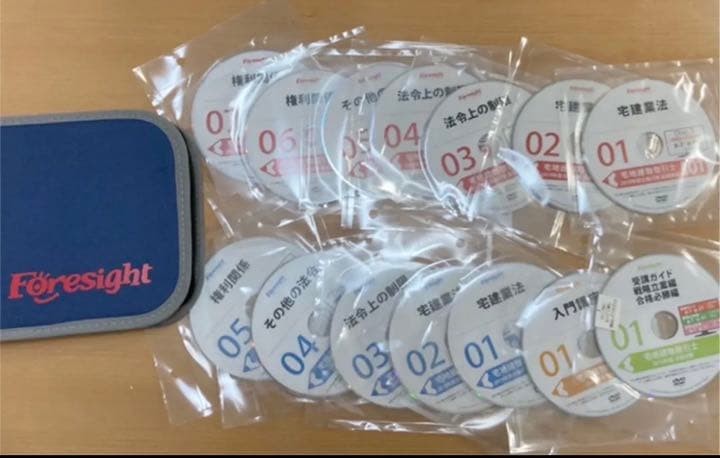 宅地建物取引士通信講座2019年 フォーサイト　テキスト&過去問DVDセット