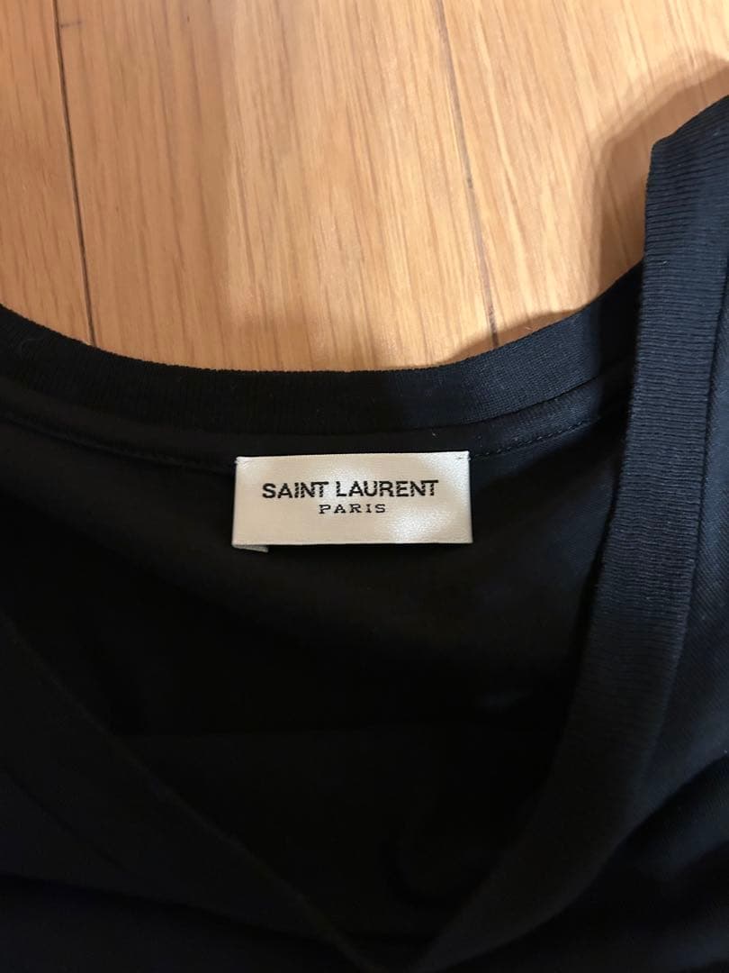 SAINT LAURENT 口と牙のグラフィックTシャツ