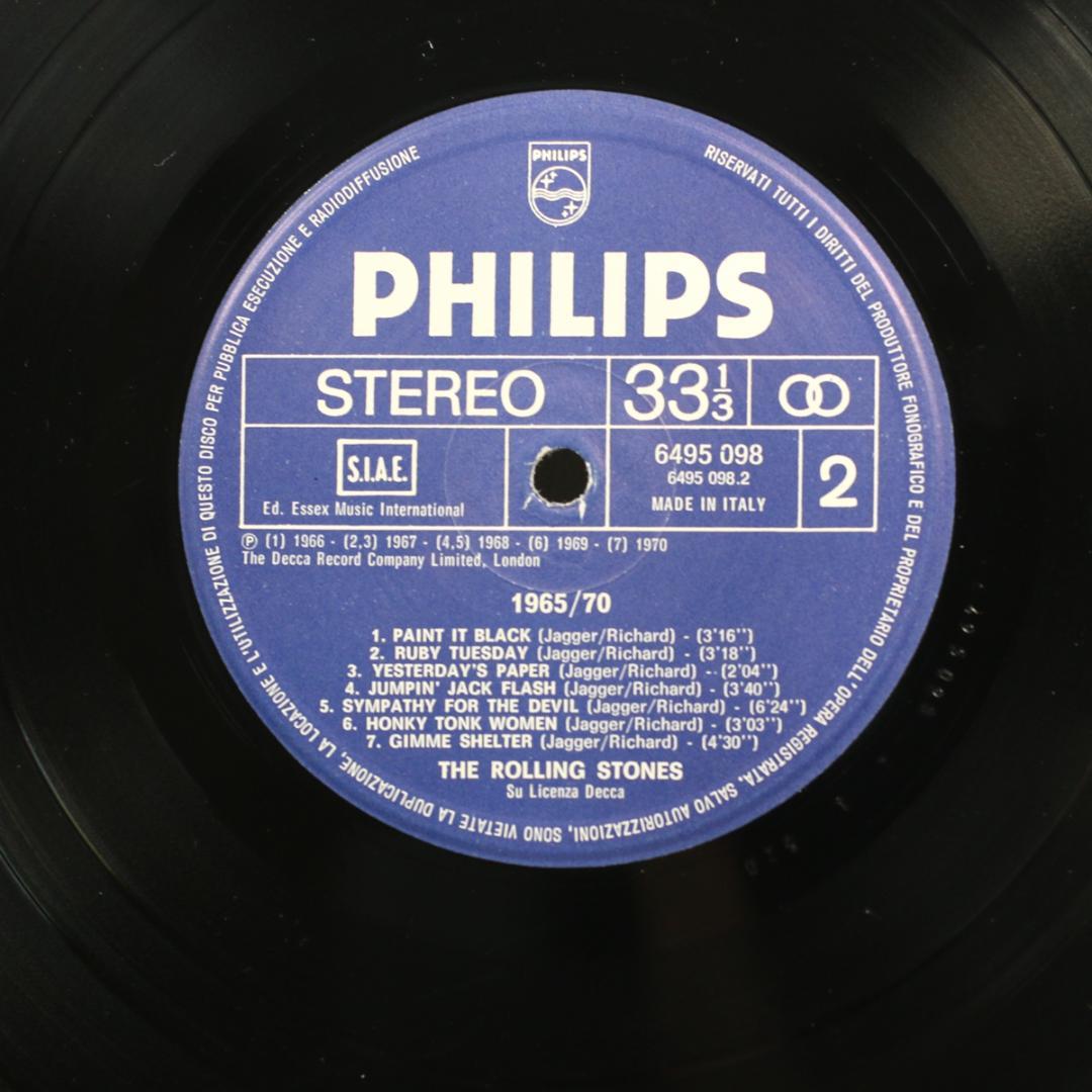 伊LP The Rolling Stones 1965/70 イタリア盤ステレオ