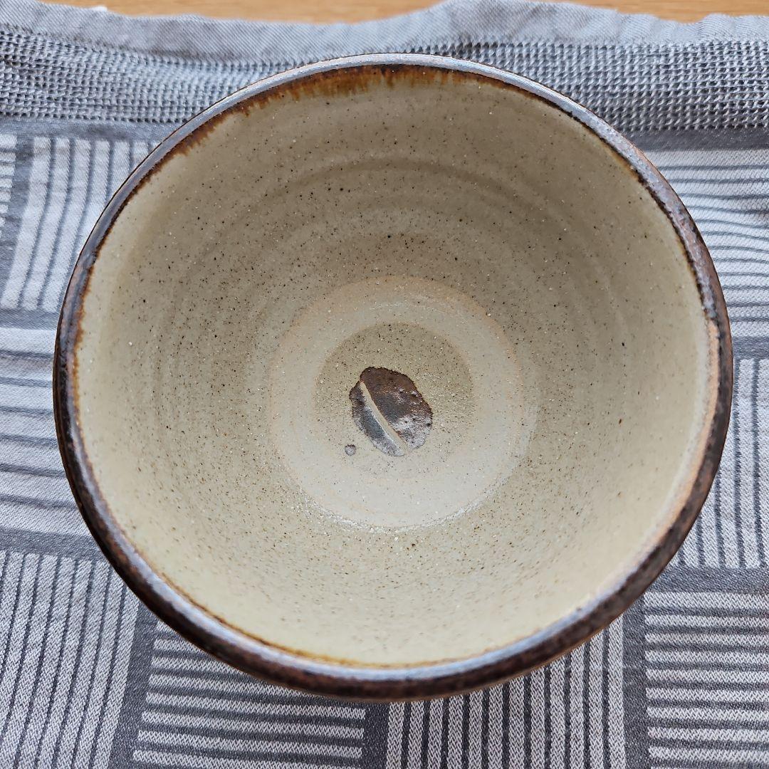 イヨッキュ※【新品未使用】やちむん 工房十鶴 沖縄 コーヒー豆柄　お茶碗