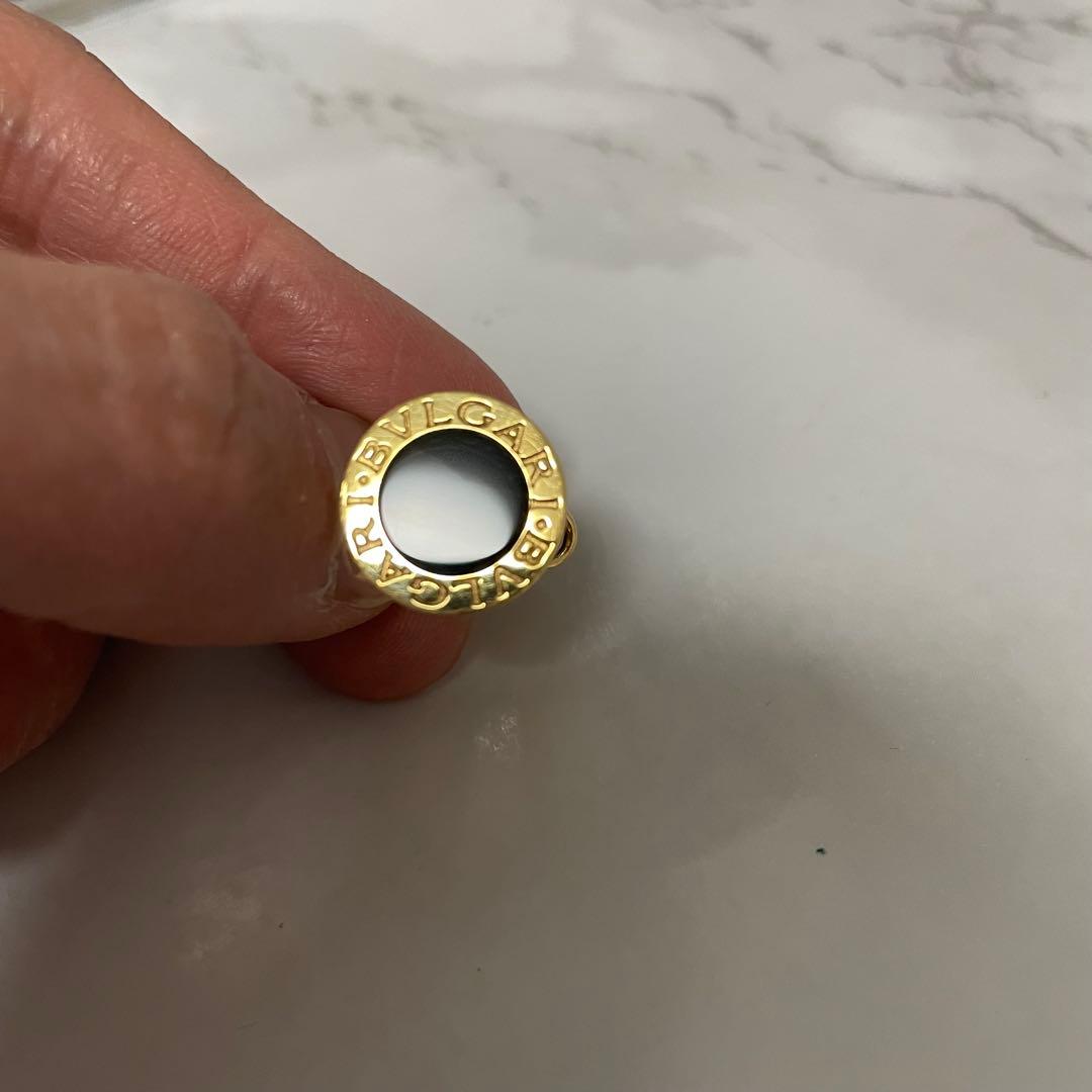 ブルガリ 18K オニキス カフス 片方だけ