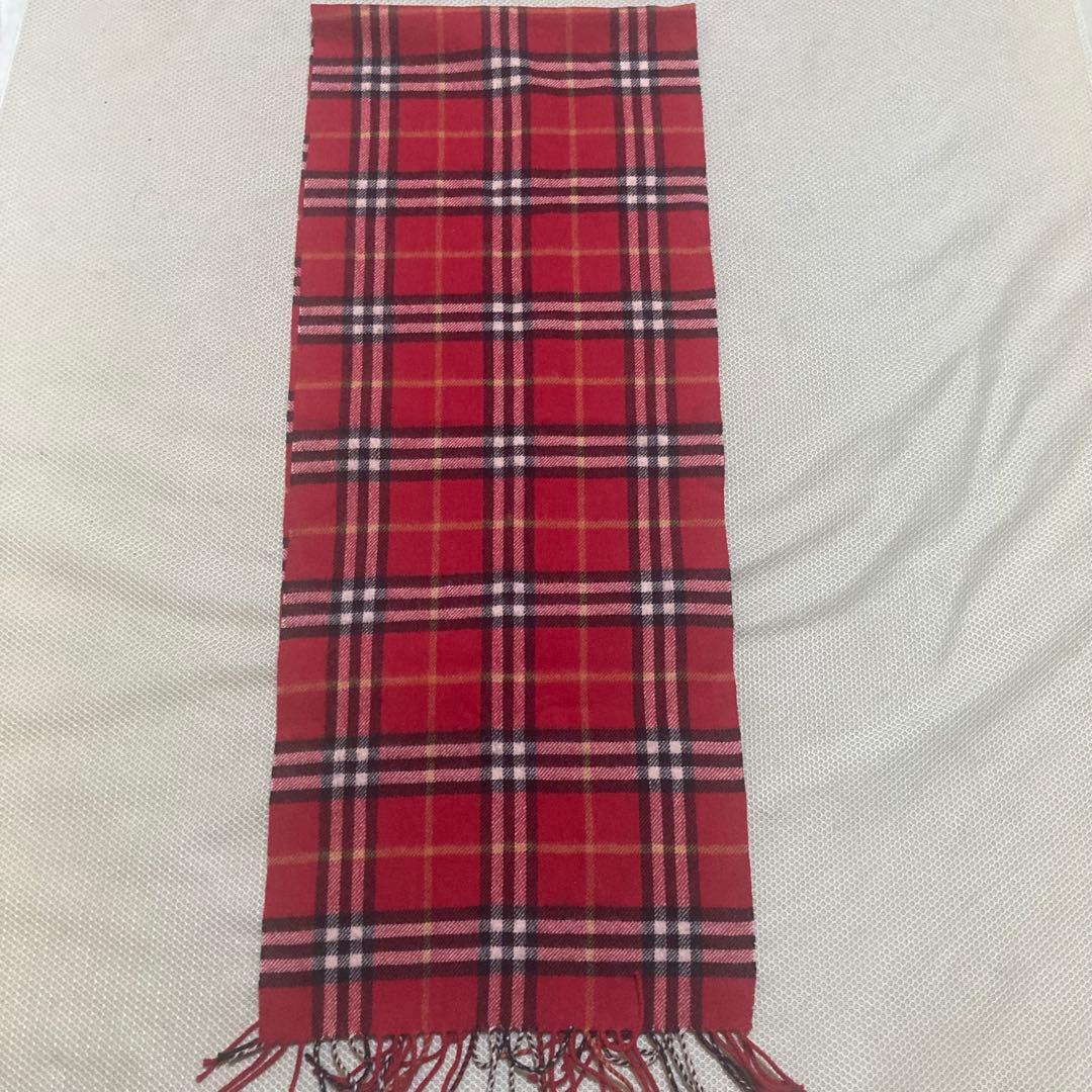 BURBERRY バーバリー ノバチェック カシミヤ マフラー