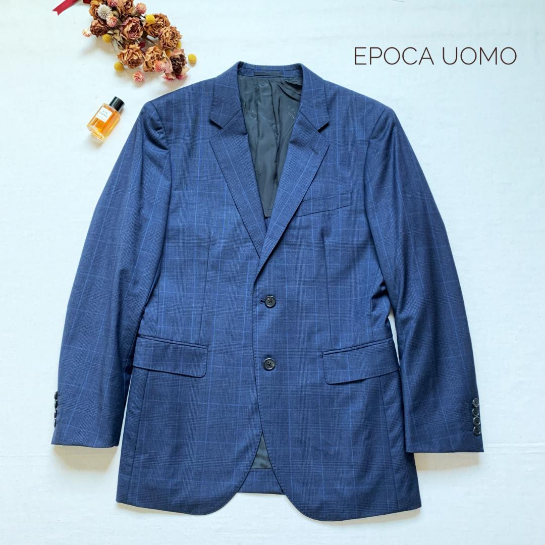極美品　EPOCA UOMO　テーラードジャケット　ベストセット　背抜き　XL