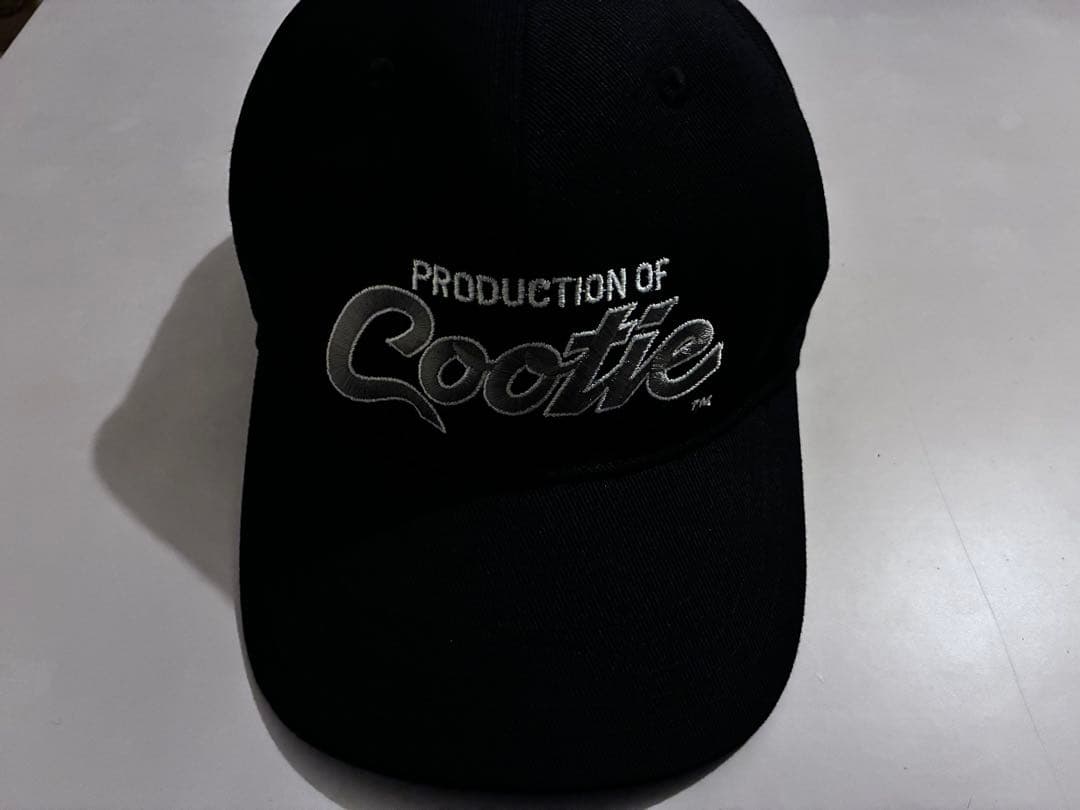極美品 23SS COOTIE T/C 6panel cap Black