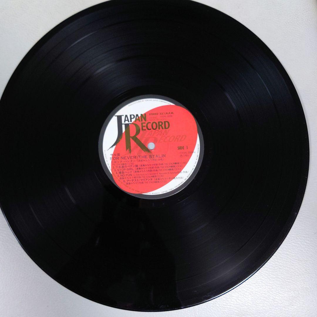 遠藤ミチロウ　スターリン　LPレコード　２枚組　ジャパコア　STALIN