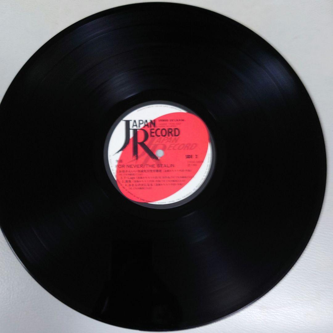 遠藤ミチロウ　スターリン　LPレコード　２枚組　ジャパコア　STALIN