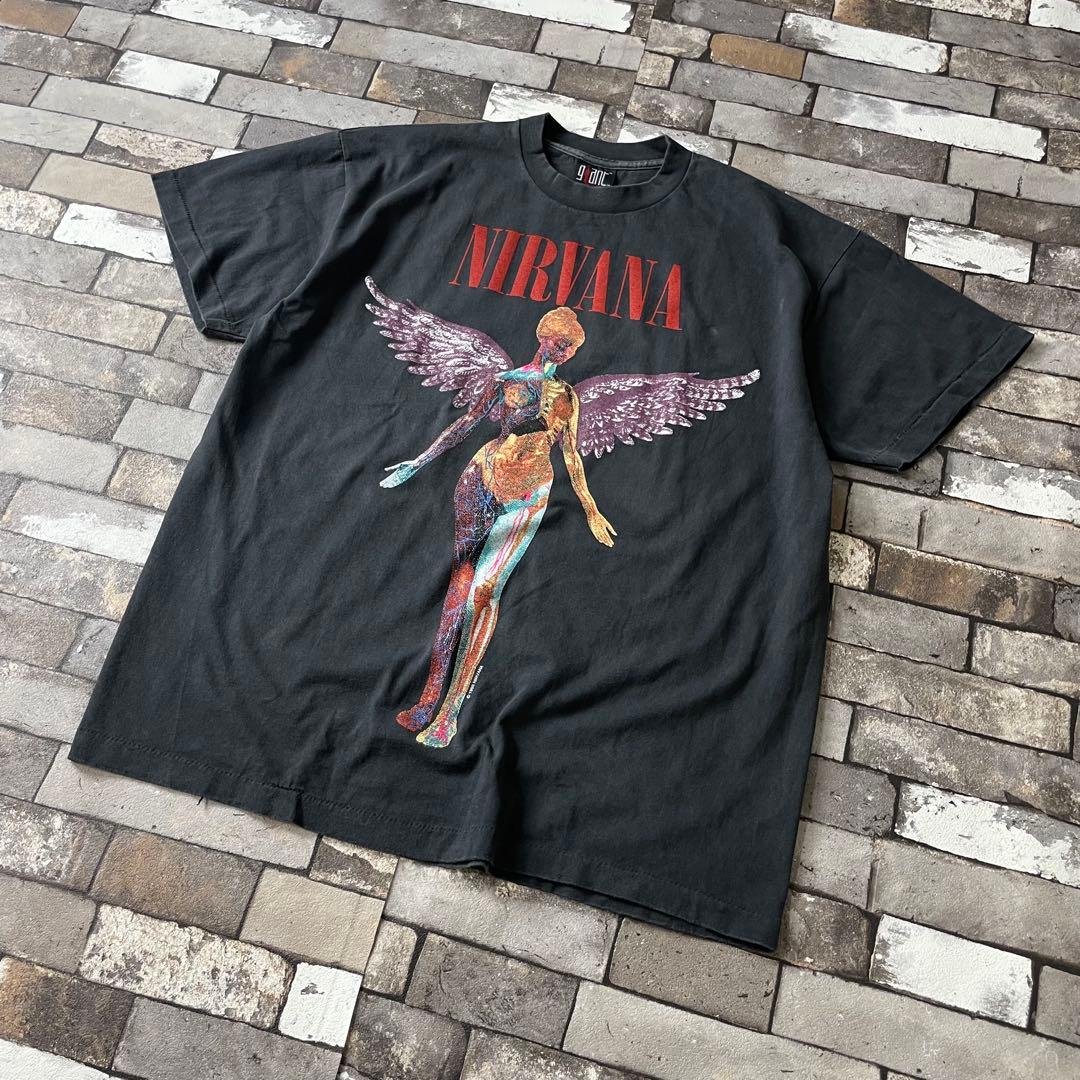 Nirvana In Utero Fade Tee XL ニルヴァーナ
