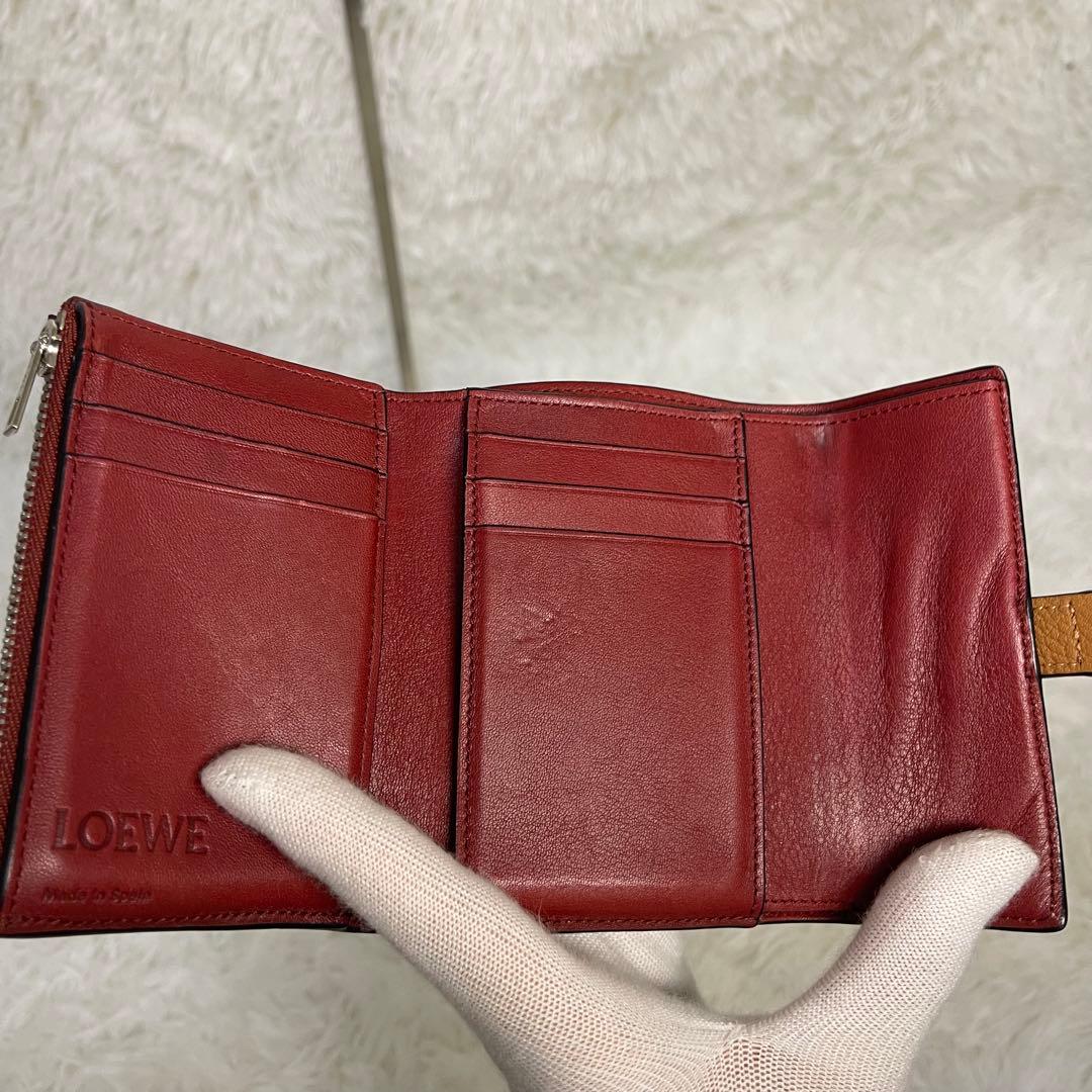 ✨️美品✨️LOEWE ロエベ 三つ折り財布 バーティカルウォレット 財布