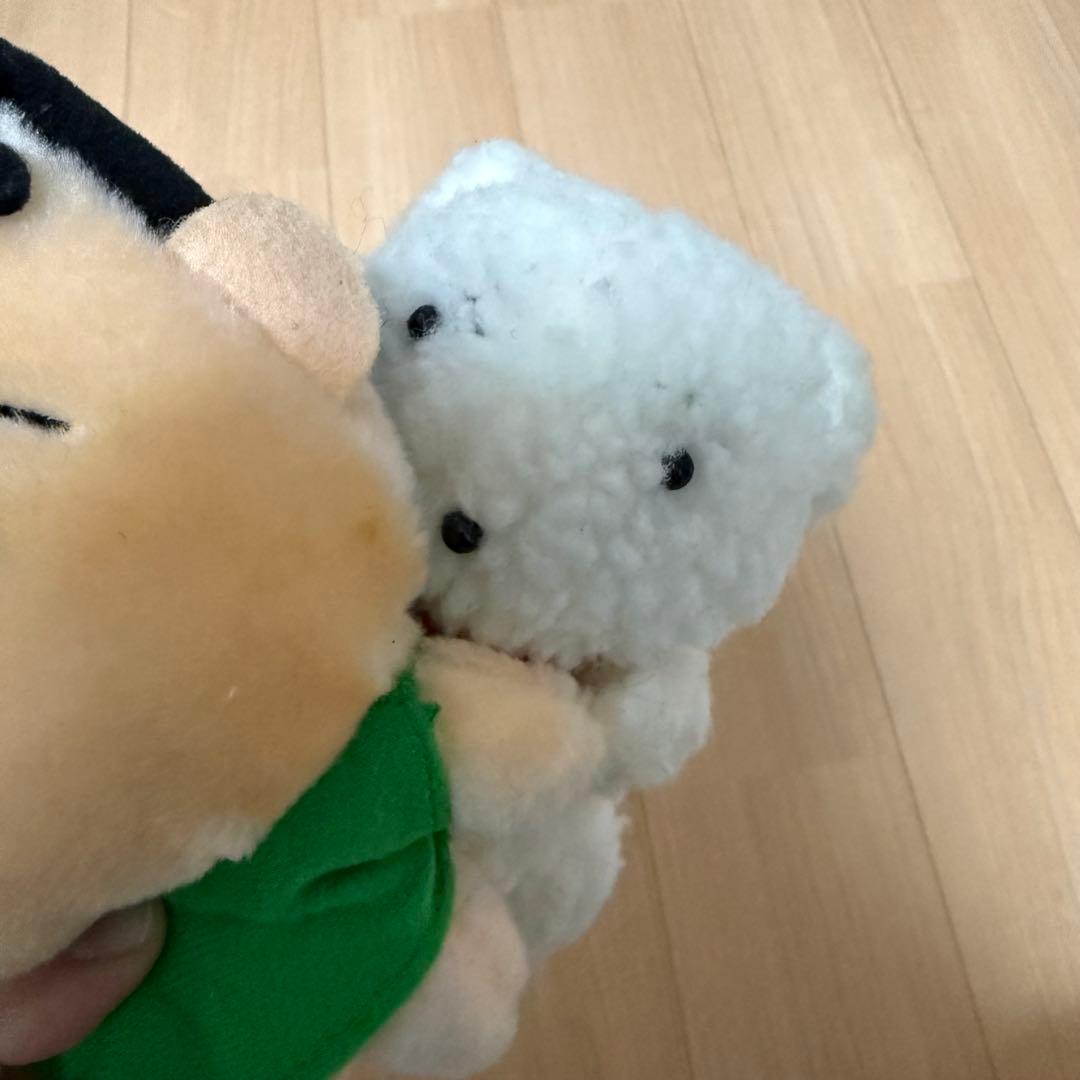 クレヨンしんちゃん　初期　ぬいぐるみ　2体　ヒロシ　シロ　レトロ