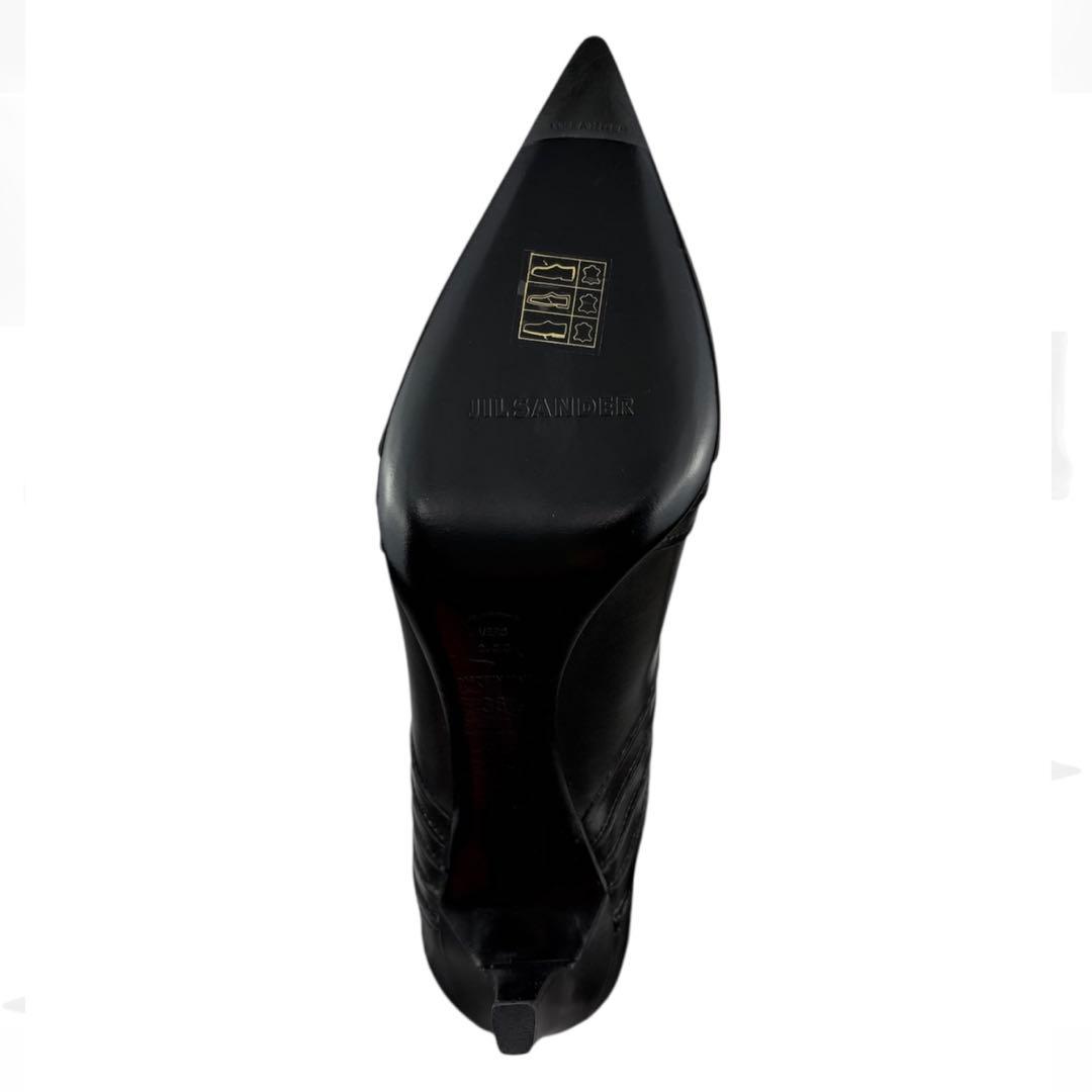 【未使用級】JIL SANDER　23.5cm 36.5 ロングブーツ　黒　細身