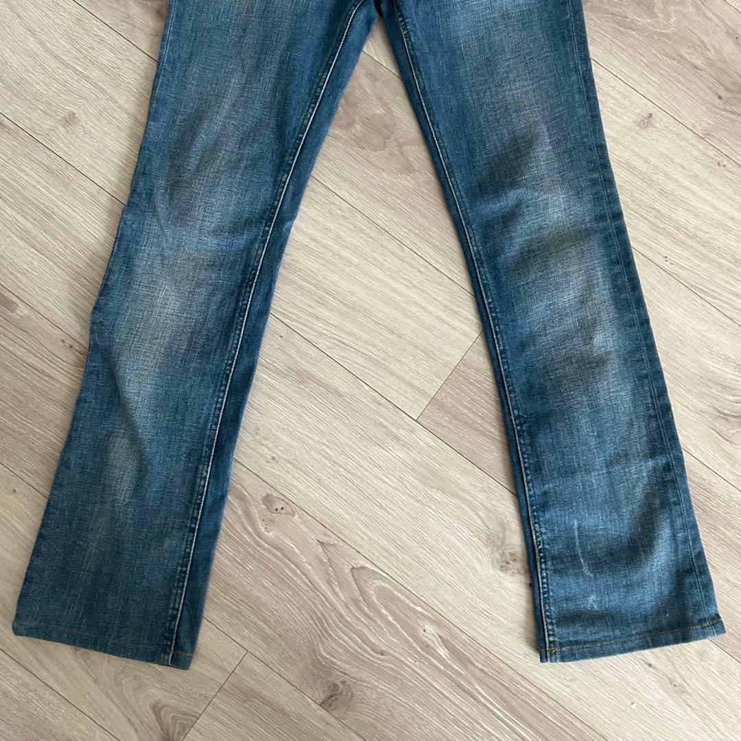 D&G ストレッチ ブーツカットデニム タイト　ローライズW26
