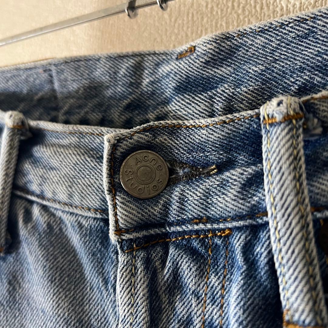 現行Acne Studios 1997 light blue trash デニム
