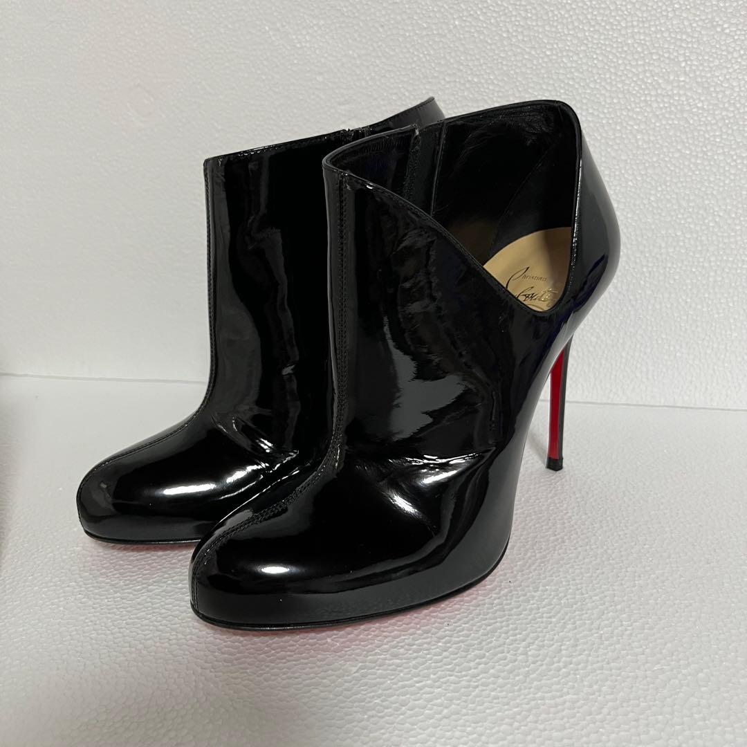 【F】Christian Louboutin ハイヒール ブーツ ブラック
