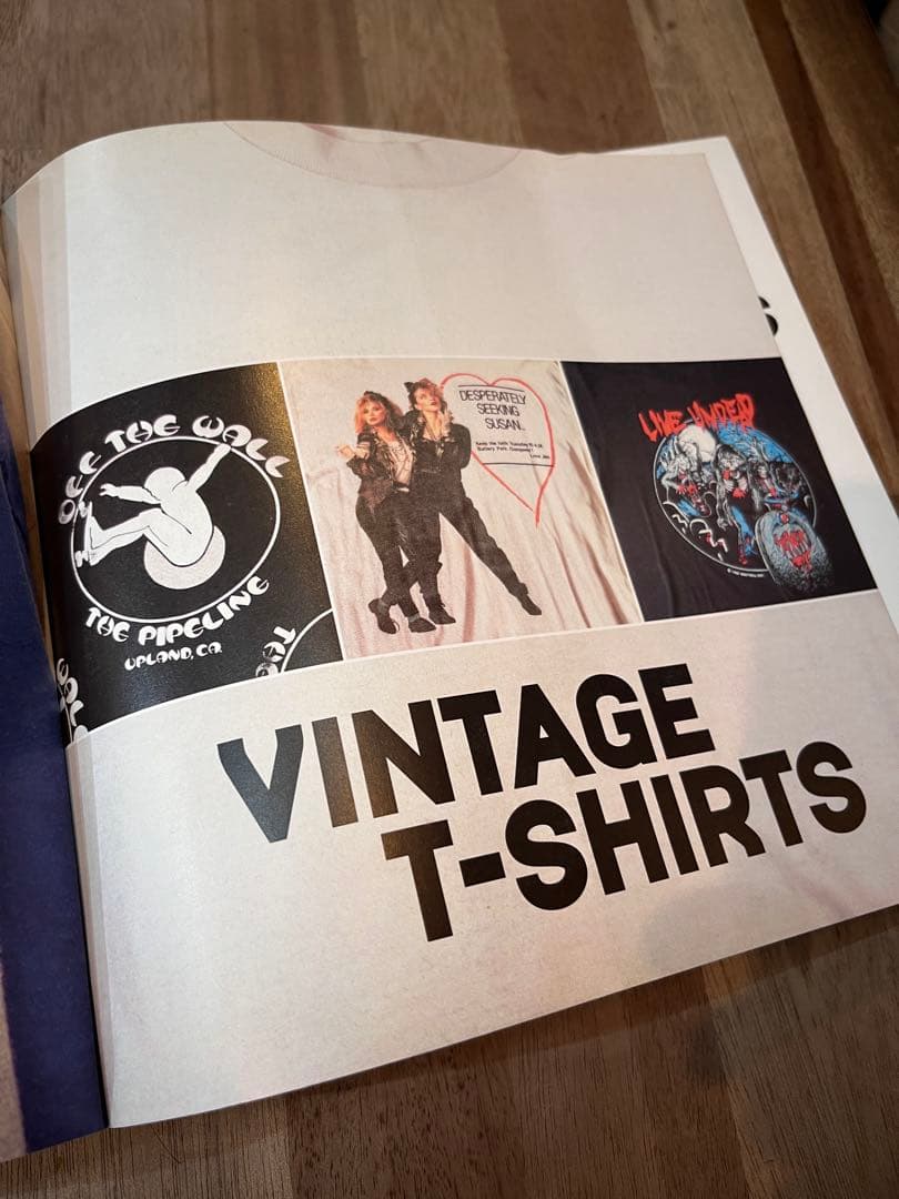 Vintage T- shirt 雑誌　ムック本　コレクション