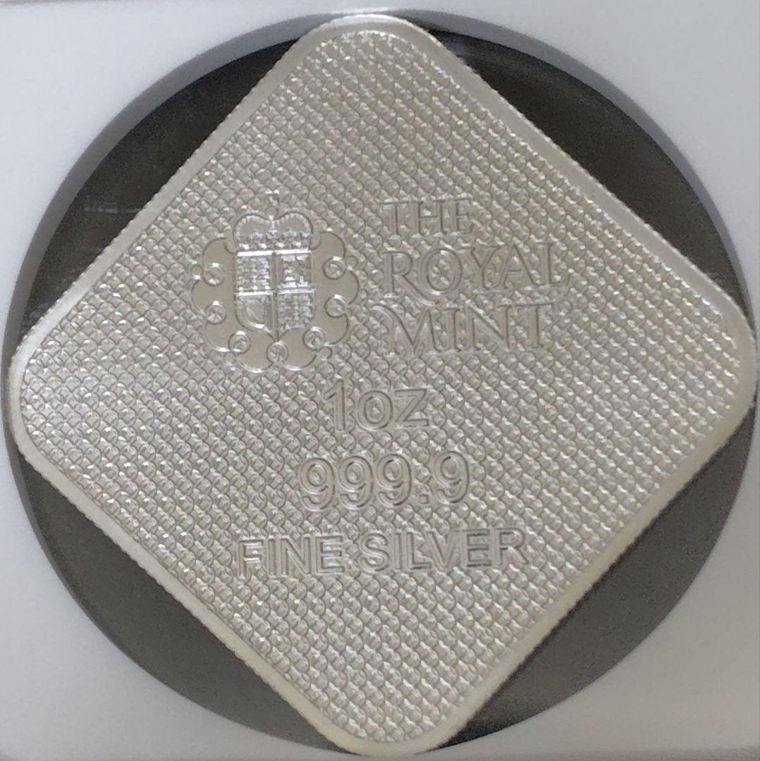 最高鑑定 2025年 イギリス 銀貨 NGC MS70 クイーンズビースト 純銀