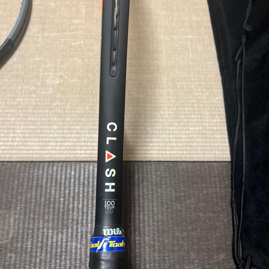Wilson CLASH 100 TOUR ラケット2本とケース