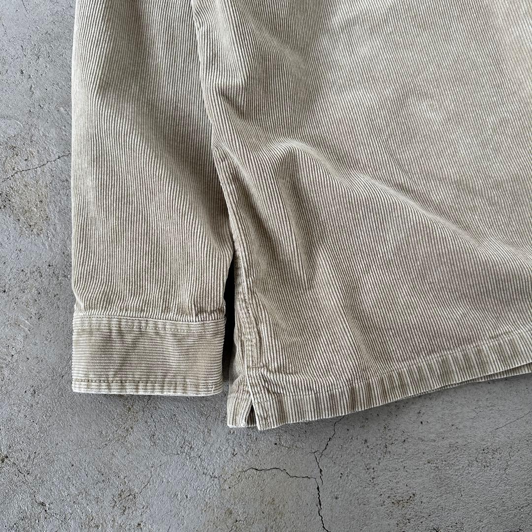 Supreme XXLウォッシュドコーデュロイジップアップ