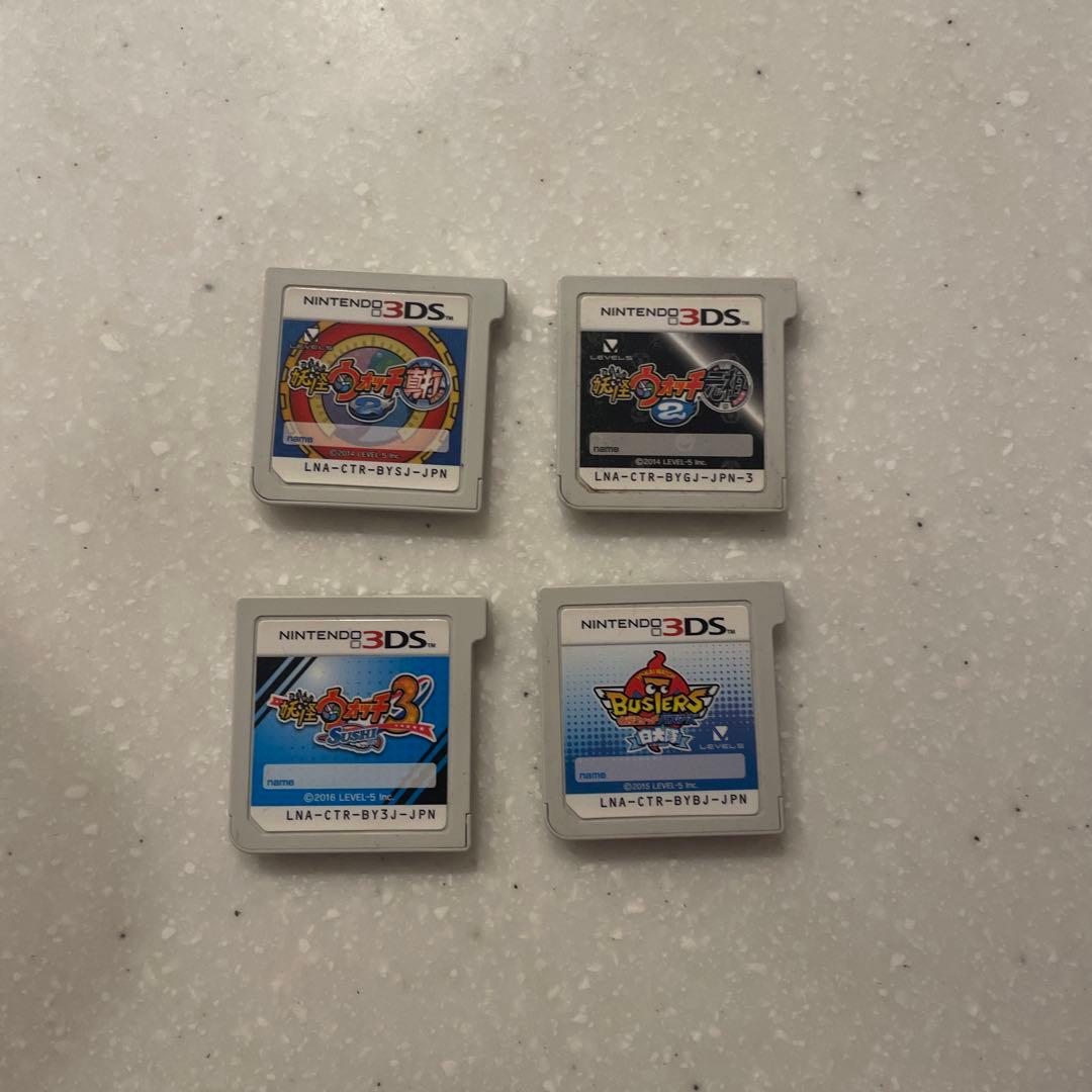 妖怪ウォッチカセット4本セット バラ売りok❗️