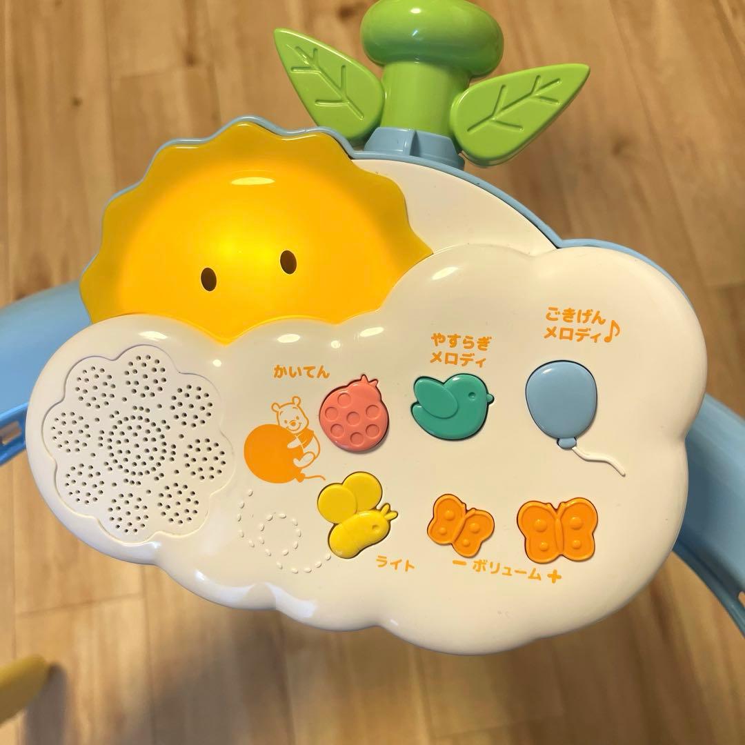 【美品】プーメリー えらべる回転6wayジムにへんしんメリー