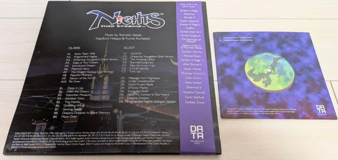 セガ　NiGHTS into Dreams... LP レコード