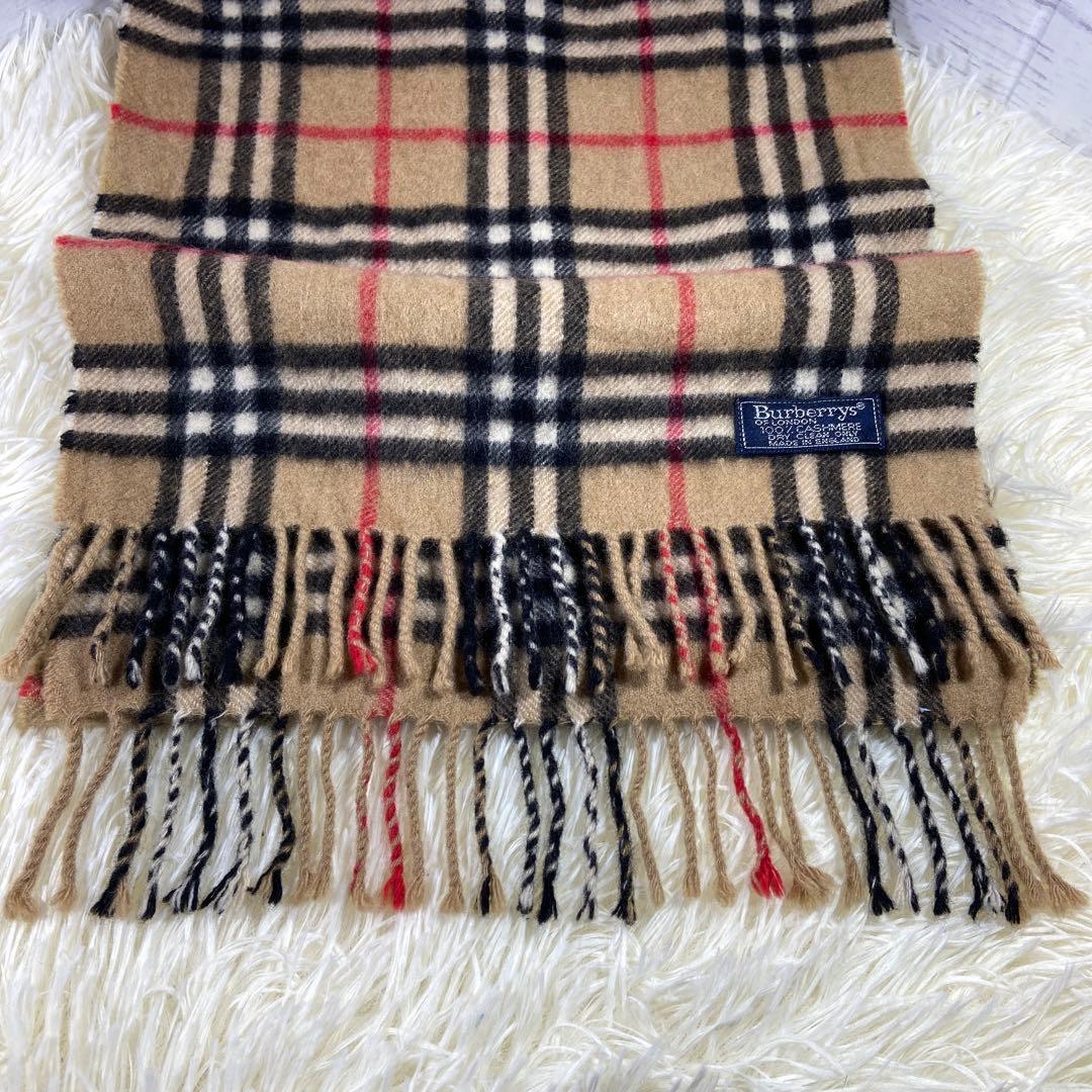 BURBERRYS LONDON ノバチェック マフラー カシミヤ 100%