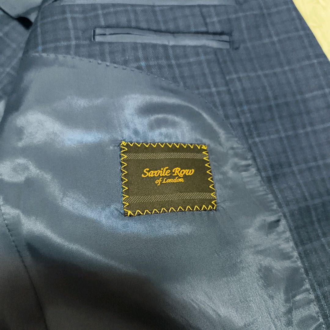 Savile Row zegna チェック柄テーラードジャケット