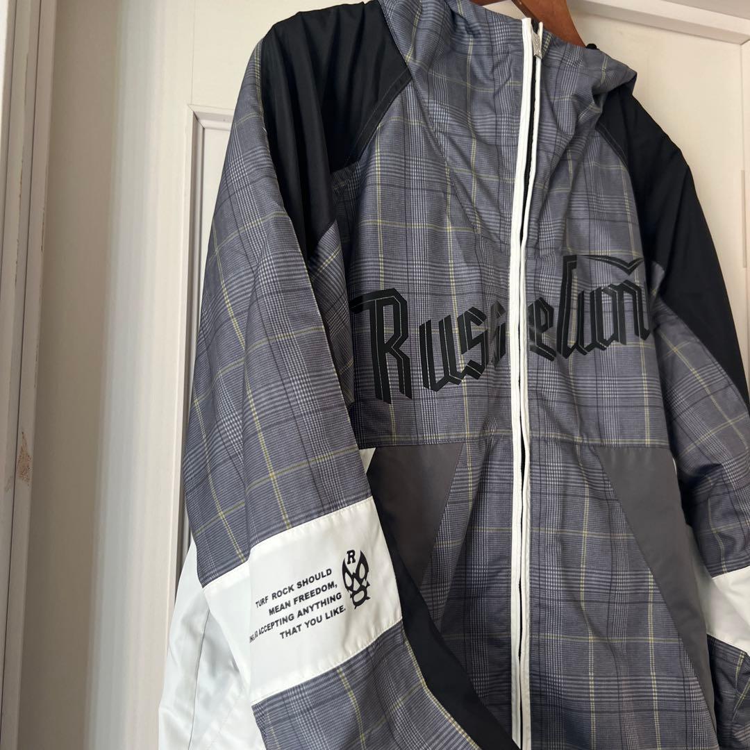 美品 ラッセルノ 裏起毛 ジップアップ ジャケット