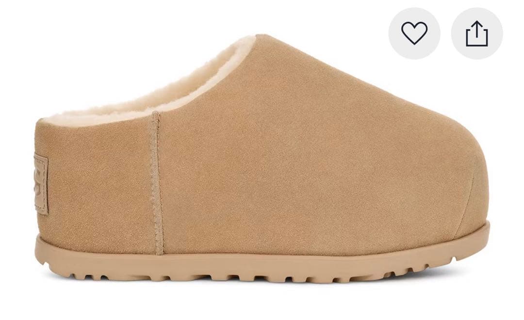 UGG Pumped Slide Mustard Seed サイズ25㎝