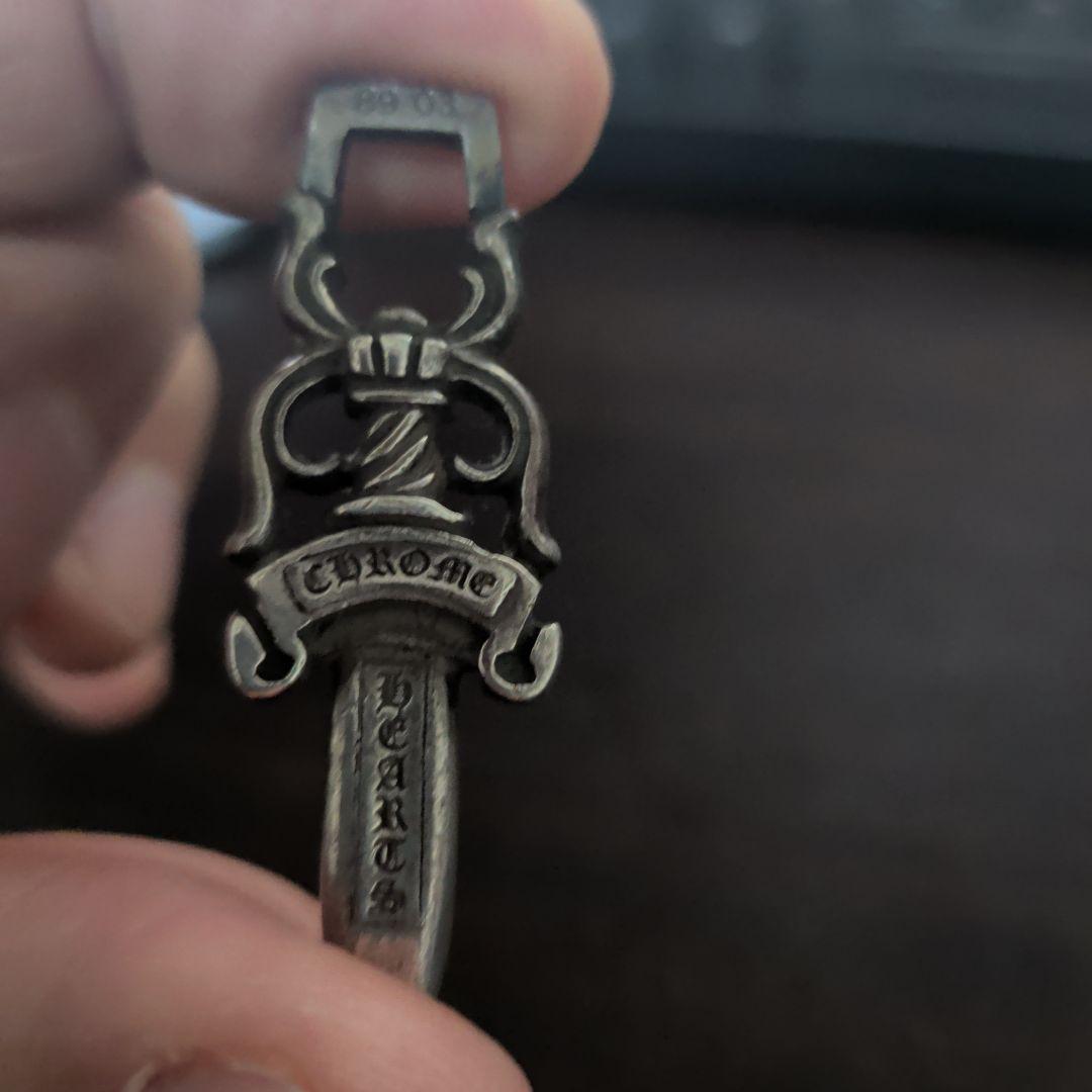 CHROME HEARTS ダガーペンダント＋タイニーレザーブレード ボロチップ