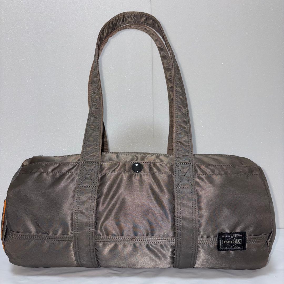 美品✨希少 ポータータンカー ダッフル ミニボストンバッグLグレー 吉田カバン