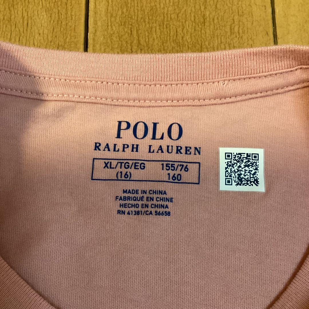 新品 未使用 ポロ ラルフローレン 半袖 Tシャツ 160 S ポロベア