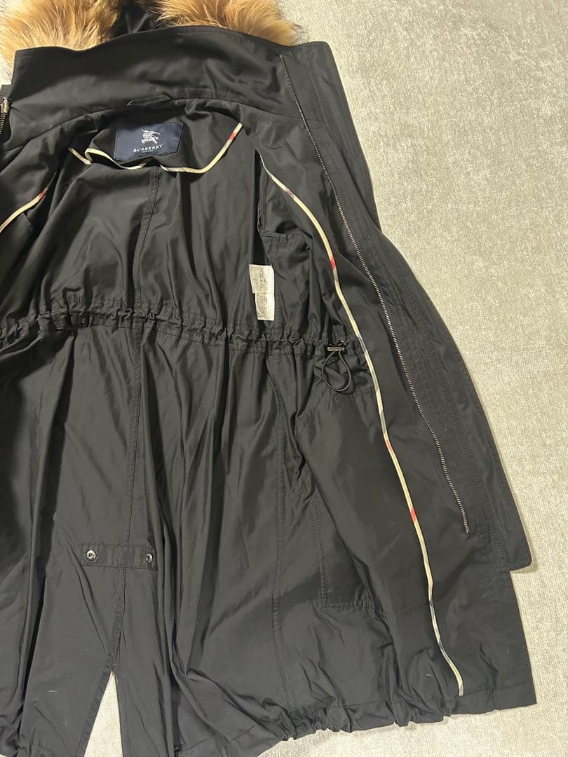 BURBERRY LONDON⭐︎ 6wayモッズコート　リアルファー　黒　36
