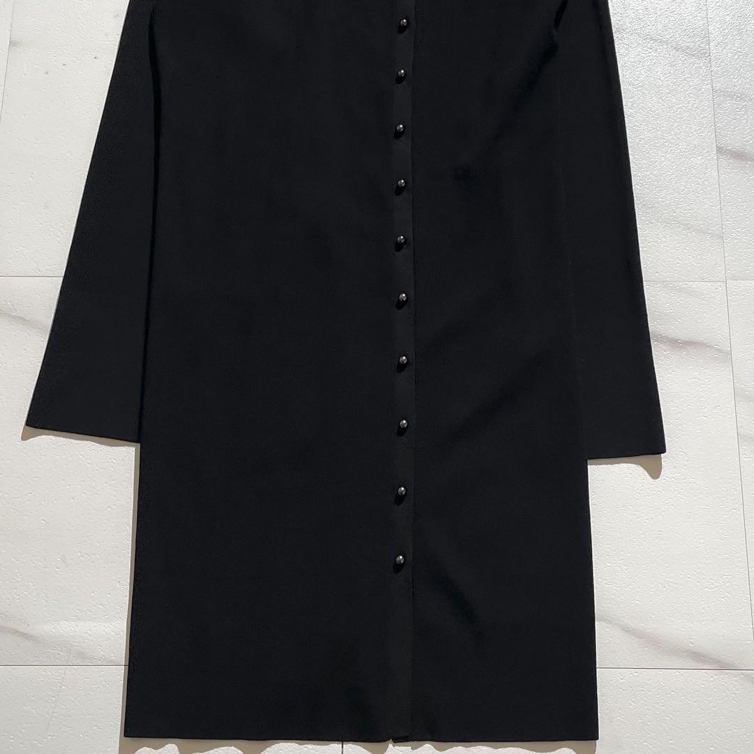 24年 デプレ　コンフォートレーヨンストレッチ ロングカーディガン　美品