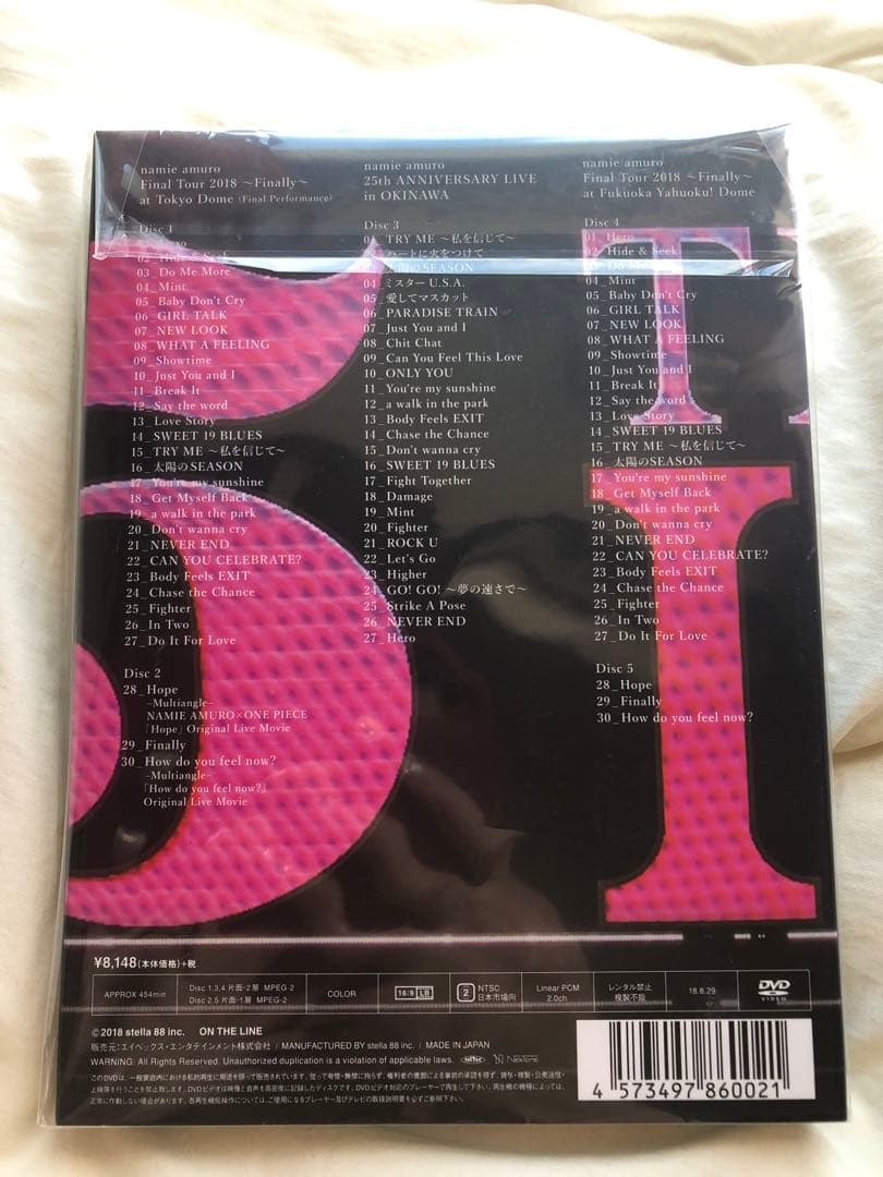 安室奈美恵ラストドームツアー　初回限定盤DVD