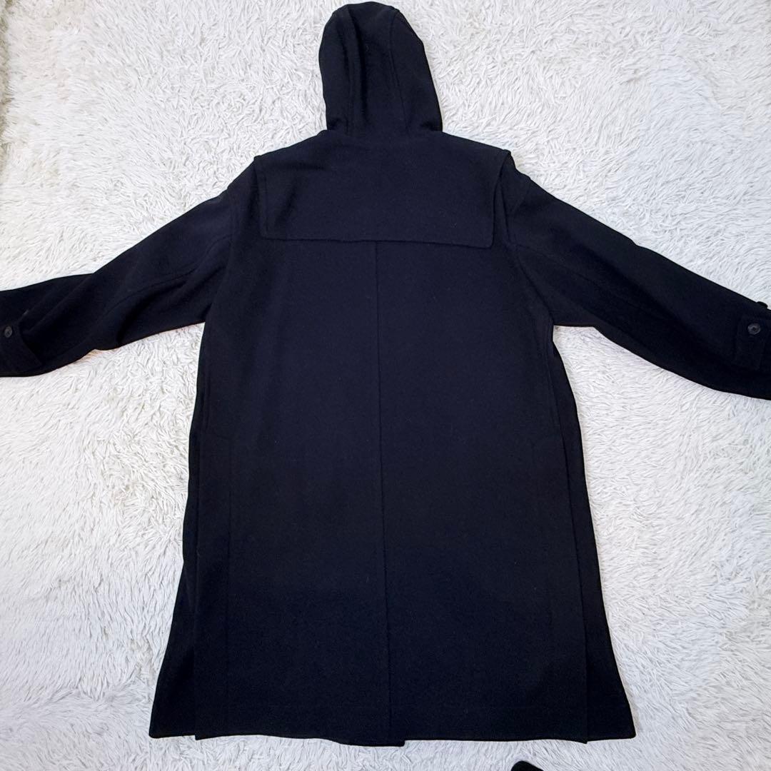 美品 ユニクロ+J XL ダッフルコート フード ネイビー トグル メンズ