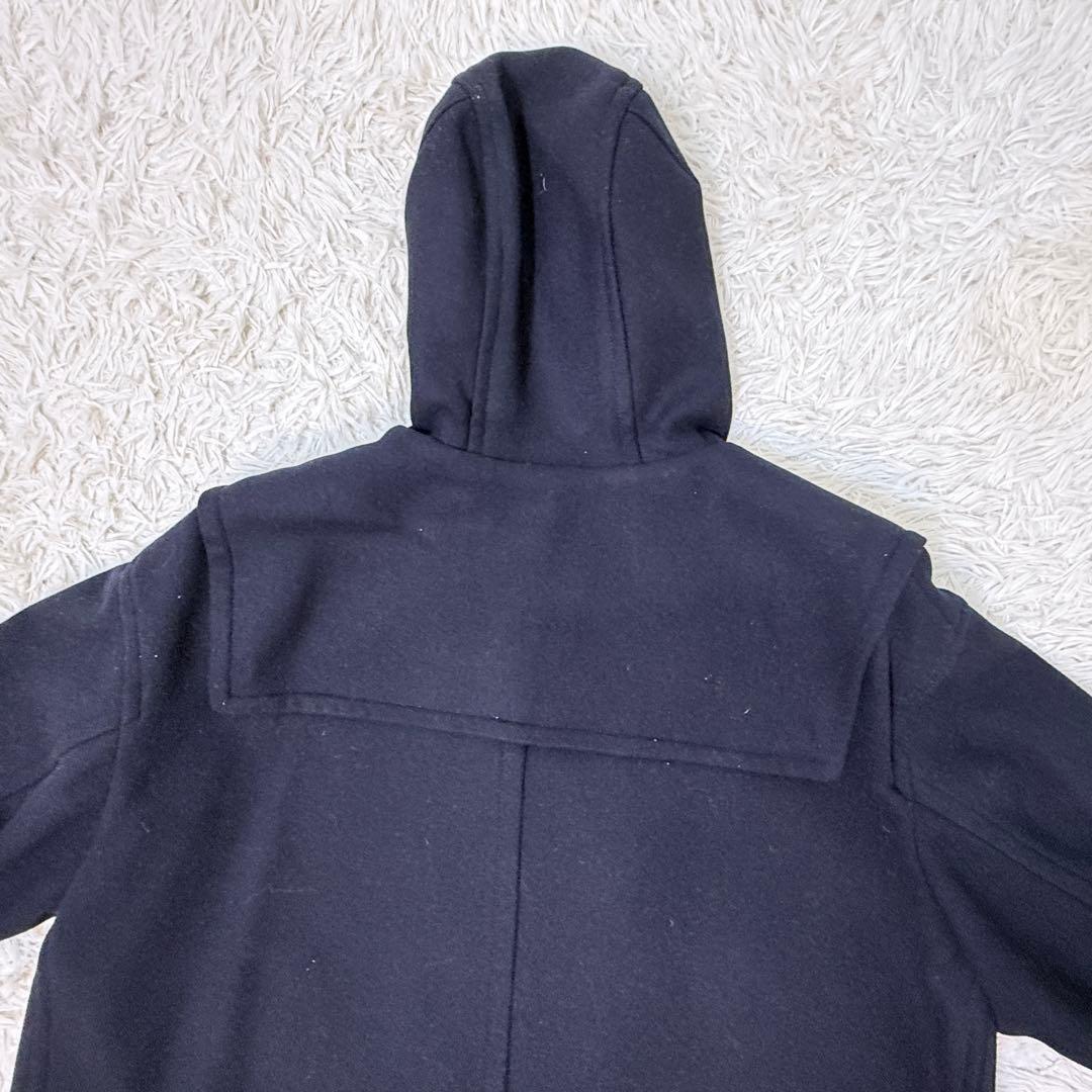 美品 ユニクロ+J XL ダッフルコート フード ネイビー トグル メンズ